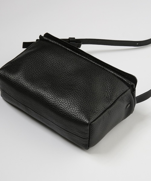 20/80(テゥエンティーエイティー)の「【20/80】トゥエンティーエイティー/ COW LEATHER BOX SHOULDER BAG(ショルダーバッグ・メンズ・ブラック・FREE)」の7枚目の写真