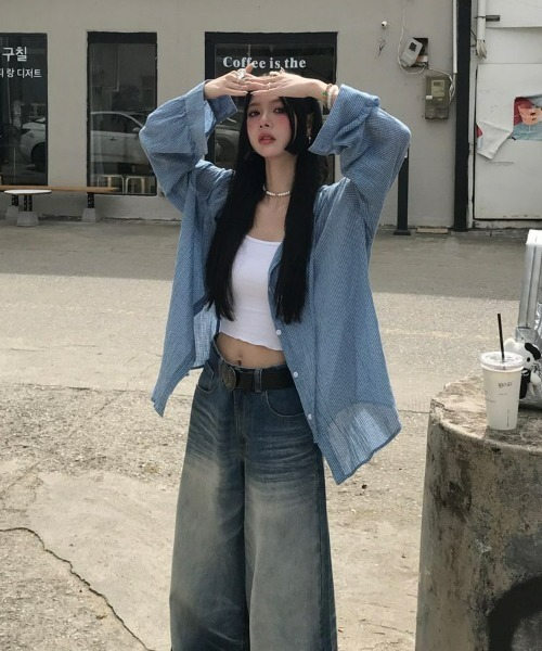 REBALANCE（リバランス）の「オーバーサイズシャツ（シャツ/ブラウス・レディース・A・MEDIUM/LARGE/X-LARGE）」の5枚目の写真