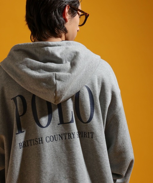 POLO BCS(ポロ ビーシーエス)の「【POLO British Country Spirit】コラボヘンリーネックパーカー(パーカー・メンズ・グレー/ネイビー・LARGE/MEDIUM)」の9枚目の写真