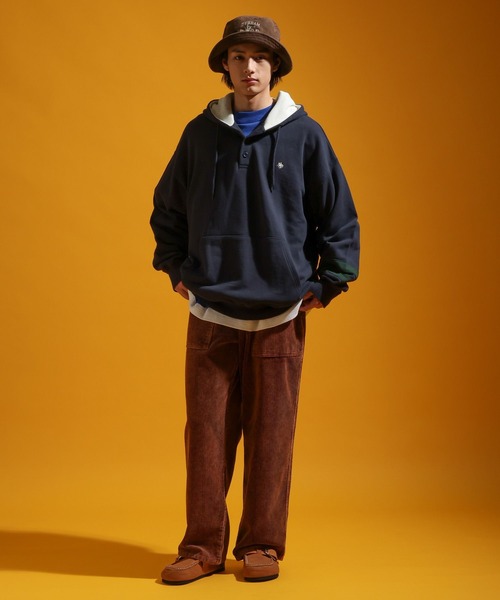 POLO BCS(ポロ ビーシーエス)の「【POLO British Country Spirit】コラボヘンリーネックパーカー(パーカー・メンズ・グレー/ネイビー・LARGE/MEDIUM)」の10枚目の写真