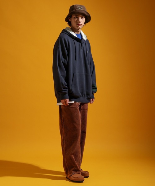 POLO BCS(ポロ ビーシーエス)の「【POLO British Country Spirit】コラボヘンリーネックパーカー(パーカー・メンズ・グレー/ネイビー・LARGE/MEDIUM)」の11枚目の写真