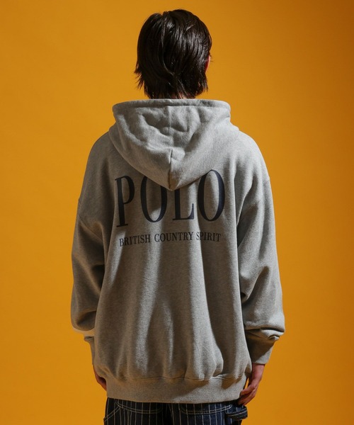 POLO BCS(ポロ ビーシーエス)の「【POLO British Country Spirit】コラボヘンリーネックパーカー(パーカー・メンズ・グレー/ネイビー・LARGE/MEDIUM)」の8枚目の写真