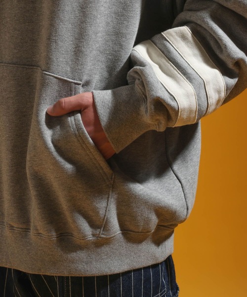 POLO BCS(ポロ ビーシーエス)の「【POLO British Country Spirit】コラボヘンリーネックパーカー(パーカー・メンズ・グレー/ネイビー・LARGE/MEDIUM)」の21枚目の写真
