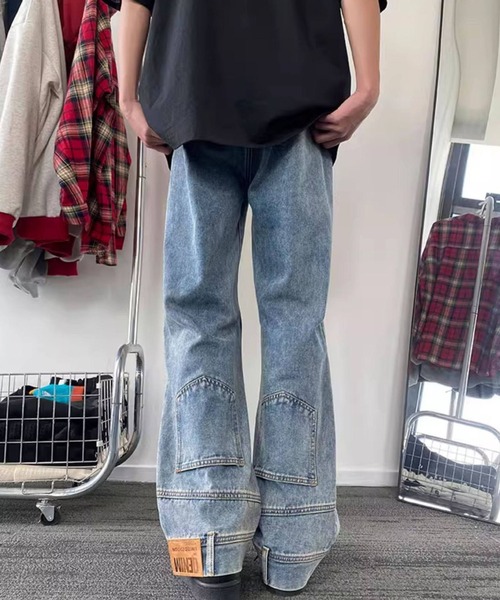 DOUBLE STEAL(ダブルスティール)の「DSヘムポケットデニム(デニムパンツ・メンズ・ブルー・X-LARGE/LARGE/MEDIUM/SMALL)」の2枚目の写真