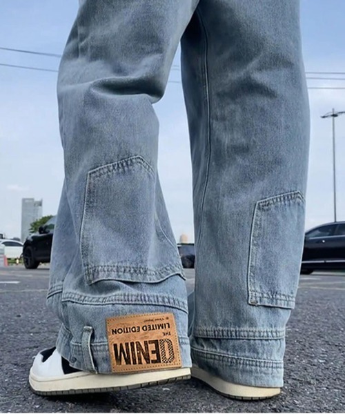 DOUBLE STEAL(ダブルスティール)の「DSヘムポケットデニム(デニムパンツ・メンズ・ブルー・X-LARGE/LARGE/MEDIUM/SMALL)」の3枚目の写真