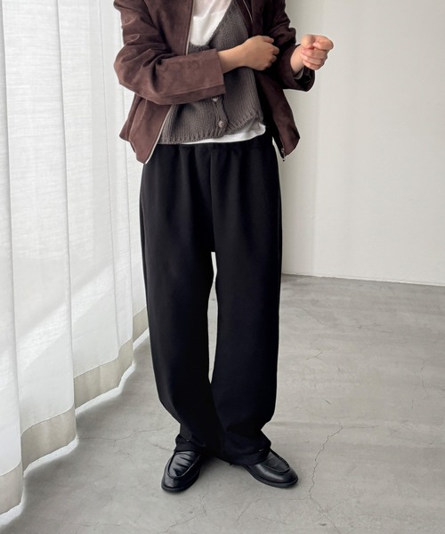 CANAL JEAN（キャナルジーン）の「diggity　裾ボタンスウェットパンツ（スウェットパンツ・レディース・チャコールグレー/ブラック・ONE SIZE）」の12枚目の写真