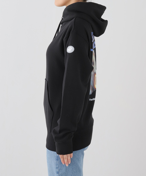 FlexibleVisual SPCE（フレキシブルヴィジュアルスペース）の「FlexibleVisual SPCE Puppy Parking Hoodie（パーカー・レディース・ブラック・LARGE/SMALL）」の11枚目の写真