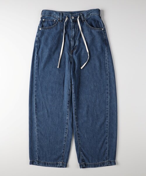 EDWIN(エドウィン)の「EDWIN 「SUNDAY JEANS」 バレルワイドデニムパンツ(吸湿/速乾)(デニムパンツ・メンズ・ネイビー・02/03/04/05)」の2枚目の写真