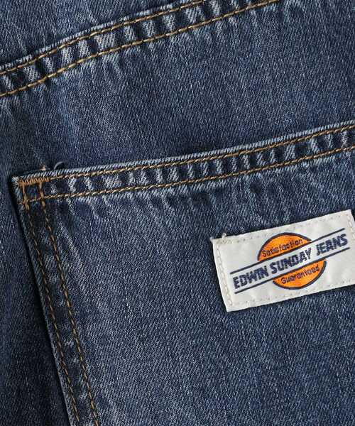 EDWIN(エドウィン)の「EDWIN 「SUNDAY JEANS」 バレルワイドデニムパンツ(吸湿/速乾)(デニムパンツ・メンズ・ネイビー・02/03/04/05)」の10枚目の写真