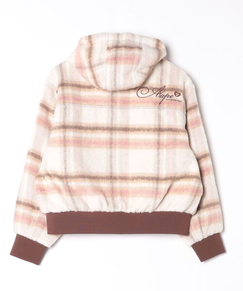 AAPE BY A BATHING APE（エーエイプバイアベイシングエイプ）の「AAPE MAIN ZIP UP HOODIE JACKET（その他アウター・レディース・ブラウン・X-SMALL/XX-SMALL）」の3枚目の写真