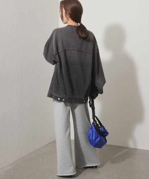 別注【LEVI'S】COLLARLESS XL TRUCKER BK：デニムジャケット（デニム