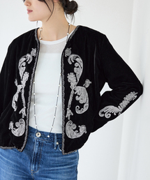 IENA | COUTURE D'ADAM/クチュールドアダム Velvet Embroidery JK 26AW-200(その他アウター)