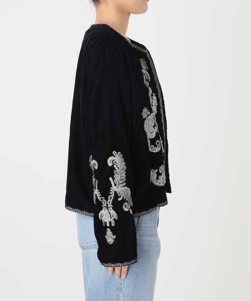 IENA(イエナ)の「COUTURE D'ADAM/クチュールドアダム Velvet Embroidery JK 26AW-200(その他アウター・レディース・ブラック・38)」の11枚目の写真