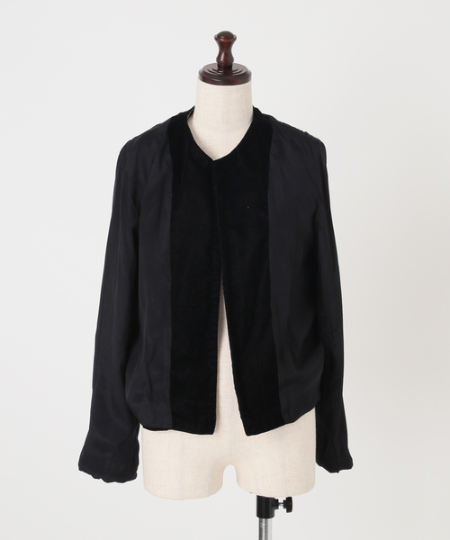 IENA(イエナ)の「COUTURE D'ADAM/クチュールドアダム Velvet Embroidery JK 26AW-200(その他アウター・レディース・ブラック・38)」の14枚目の写真