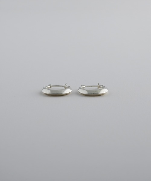 whoseA(フーシー)の「【silver925】 Moon Hoop Pierce / ムーンフープピアス(ピアス(両耳用)・メンズ・シルバー・FREE)」の12枚目の写真