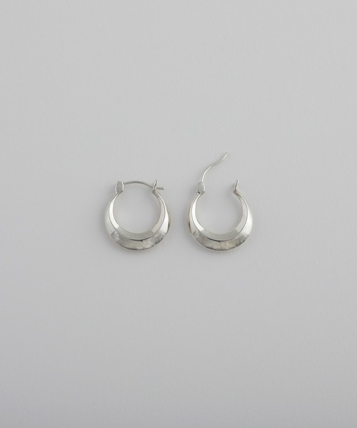 whoseA(フーシー)の「【silver925】 Moon Hoop Pierce / ムーンフープピアス(ピアス(両耳用)・メンズ・シルバー・FREE)」の13枚目の写真