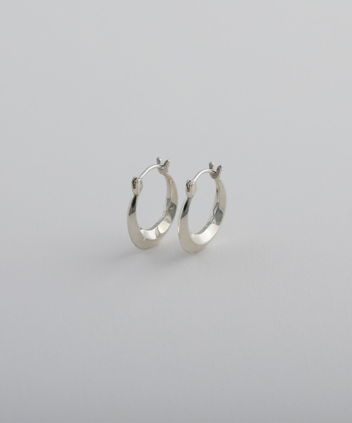 whoseA(フーシー)の「【silver925】 Moon Hoop Pierce / ムーンフープピアス(ピアス(両耳用)・メンズ・シルバー・FREE)」の14枚目の写真