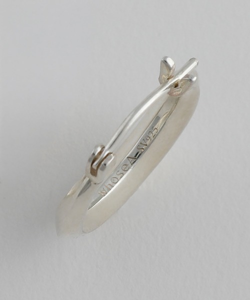 whoseA(フーシー)の「【silver925】 Moon Hoop Pierce / ムーンフープピアス(ピアス(両耳用)・メンズ・シルバー・FREE)」の15枚目の写真