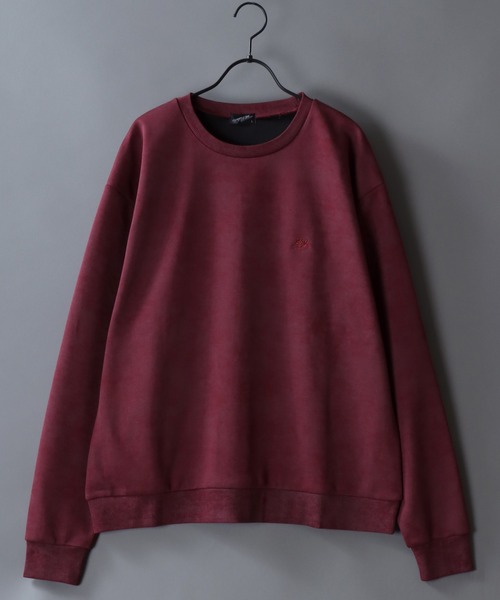 SITRY(シトリー)の「Rose Embroidery Sweat Shirt/フラワー バック刺繍 ワンポイント刺繍 オーバーサイズ スウェット トレーナー レディース メンズ(スウェット・メンズ・ブラック/ブラウン/ワイン・M/L)」の8枚目の写真