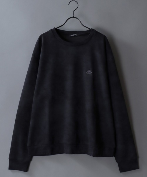 SITRY(シトリー)の「Rose Embroidery Sweat Shirt/フラワー バック刺繍 ワンポイント刺繍 オーバーサイズ スウェット トレーナー レディース メンズ(スウェット・メンズ・ブラック/ブラウン/ワイン・M/L)」の4枚目の写真