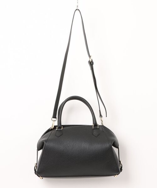inter-chaussures(インターショシュール)の「【CHRISTIAN VILLA】2WAY ベルトデザイン バッグ(Q66345)(ハンドバッグ・レディース・ブラック・ALL)」の2枚目の写真
