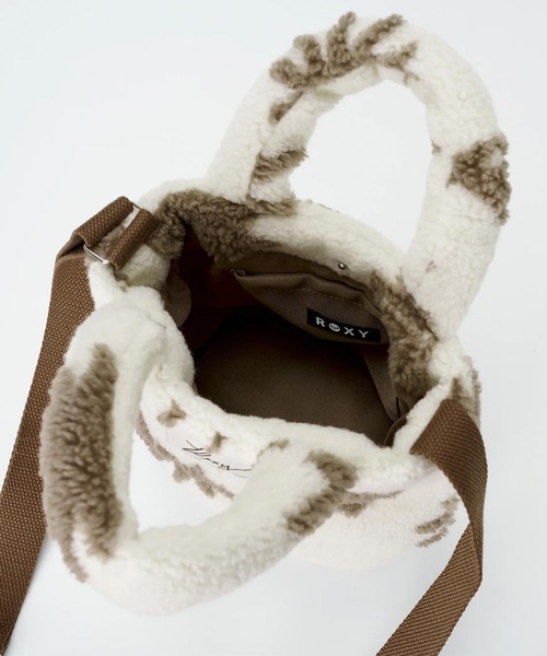 ROXY（ロキシー）の「ROXY/ロキシー ショルダーバッグ SOL AURA MINI BAG 2WAY ボア ショルダー RBG264307（ショルダーバッグ・レディース・ブルー/ベージュ/ホワイト・FREE）」の6枚目の写真