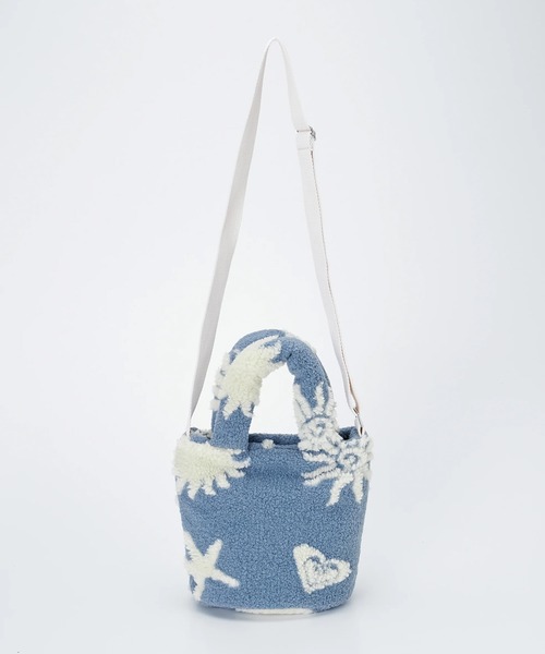 ROXY（ロキシー）の「ROXY/ロキシー ショルダーバッグ SOL AURA MINI BAG 2WAY ボア ショルダー RBG264307（ショルダーバッグ・レディース・ブルー/ベージュ/ホワイト・FREE）」の11枚目の写真