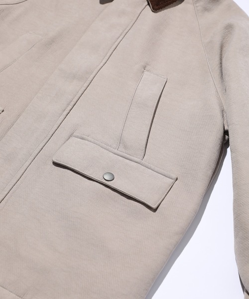 MAISON CLUB(メゾンクラブ)の「【MAISON CLUB】British Cloth Hunting Jacket / ブリティッシュクロスハンティングジャケット SNF(その他アウター・メンズ・チャコールグレー・L)」の4枚目の写真