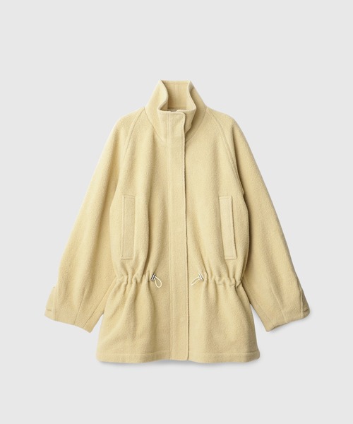 THINGS THAT MATTER(シングス ザット マター)の「【先行予約】WOOL PILE MIDDLE COAT / ウールパイルミドルコート(ダウンジャケット/コート・レディース・ブラック・FREE)」の6枚目の写真