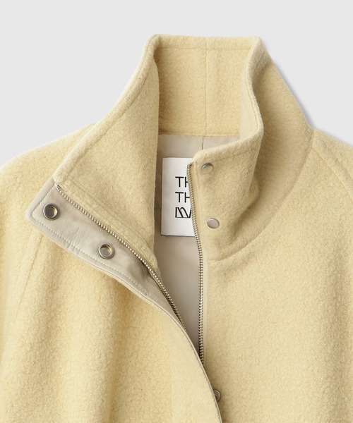 THINGS THAT MATTER(シングス ザット マター)の「【先行予約】WOOL PILE MIDDLE COAT / ウールパイルミドルコート(ダウンジャケット/コート・レディース・ブラック・FREE)」の8枚目の写真