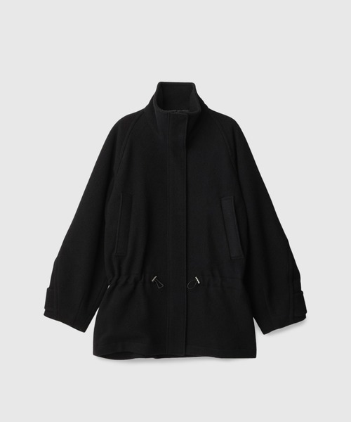 THINGS THAT MATTER(シングス ザット マター)の「【先行予約】WOOL PILE MIDDLE COAT / ウールパイルミドルコート(ダウンジャケット/コート・レディース・ブラック・FREE)」の2枚目の写真