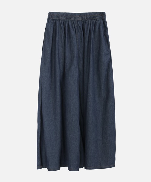 Fashion Letter(ファッションレター)の「M-5L フレアデニムスカート(デニムスカート・レディース・ワンウォッシュ/ライトブルー・4L~5L/LL~3L/M~L)」の12枚目の写真