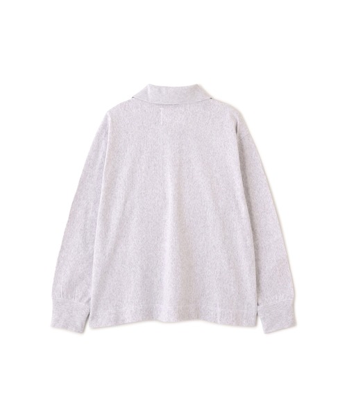 MHL.(エムエイチエル)の「FINE GRAIN COTTON JERSEY(Tシャツ/カットソー・レディース・ダークブラウン/ライトグレー・2)」の9枚目の写真