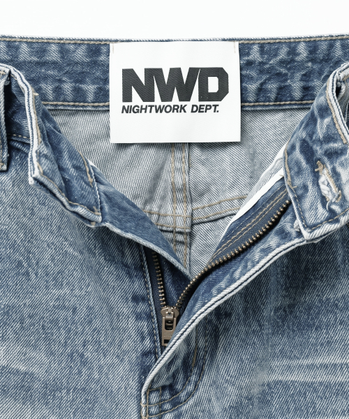 NIGHTWORKDEPT（ナイトワークデプト）の「YELLOW FREQUENCY DENIM PANTS（デニムパンツ・レディース・その他・SMALL/MEDIUM/LARGE）」の5枚目の写真