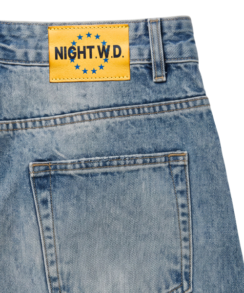NIGHTWORKDEPT（ナイトワークデプト）の「YELLOW FREQUENCY DENIM PANTS（デニムパンツ・レディース・その他・SMALL/MEDIUM/LARGE）」の8枚目の写真