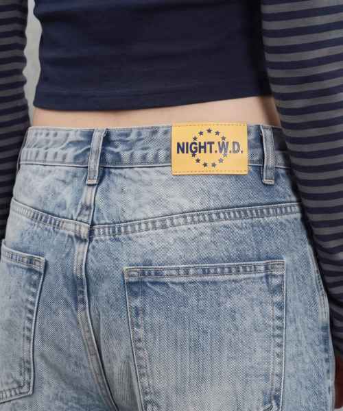 NIGHTWORKDEPT（ナイトワークデプト）の「YELLOW FREQUENCY DENIM PANTS（デニムパンツ・レディース・その他・SMALL/MEDIUM/LARGE）」の9枚目の写真
