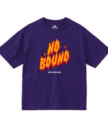 NOBOUND（ノーバウンド） 半袖Tシャツ メンズ レディース ユニセックス ファイヤーロゴ プリント ビッグシルエット Tシャツ 半袖 トップス カットソー ストリート カジュアル