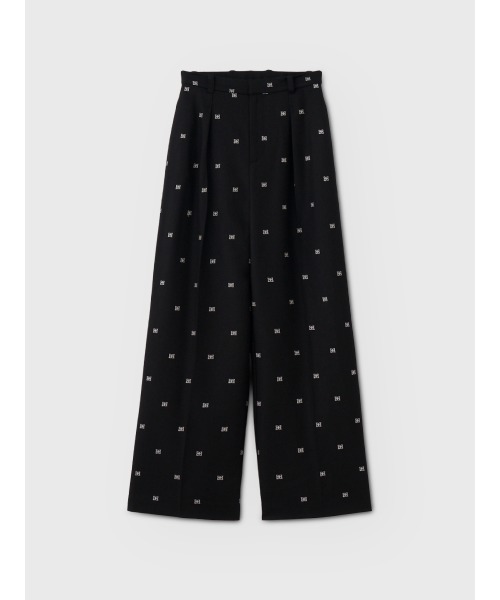 EIMY ISTOIRE(エイミーイストワール)の「TAILORED PANTS(スラックス・レディース・ブラック/オフホワイト/マルチ・38/36)」の7枚目の写真