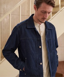 PUBLIC TOKYO ネイビー ジップアップジャケット 03 PUBLIC TOKYO｜パブリック トウキョウのジャケット/アウター（ブルー