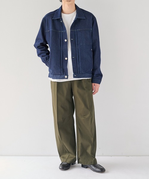 PUBLIC TOKYO(パブリックトウキョウ)の「【ZOZO限定26AW先行予約】PUBLIC DENIM Gジャケット(ブルゾン・メンズ・ブラック/ダークグレー/ダークインディゴブルー・1/2/3)」の10枚目の写真