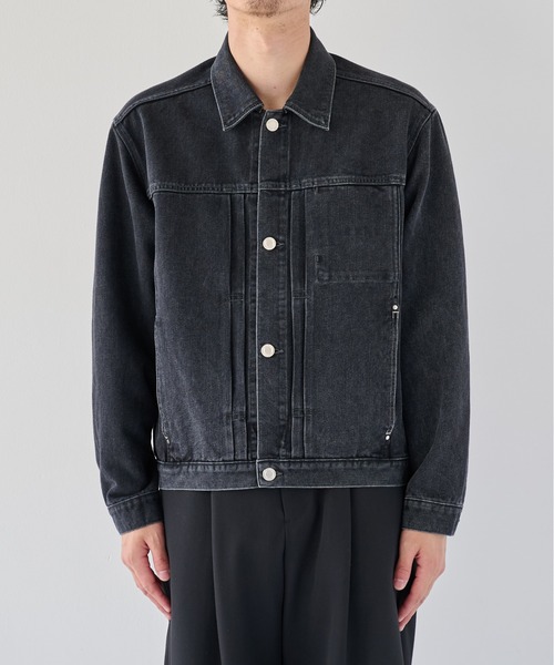 PUBLIC TOKYO(パブリックトウキョウ)の「【ZOZO限定26AW先行予約】PUBLIC DENIM Gジャケット(ブルゾン・メンズ・ブラック/ダークグレー/ダークインディゴブルー・1/2/3)」の7枚目の写真