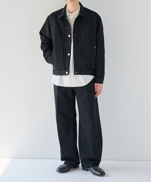 PUBLIC TOKYO(パブリックトウキョウ)の「【ZOZO限定26AW先行予約】PUBLIC DENIM Gジャケット(ブルゾン・メンズ・ブラック/ダークグレー/ダークインディゴブルー・1/2/3)」の20枚目の写真