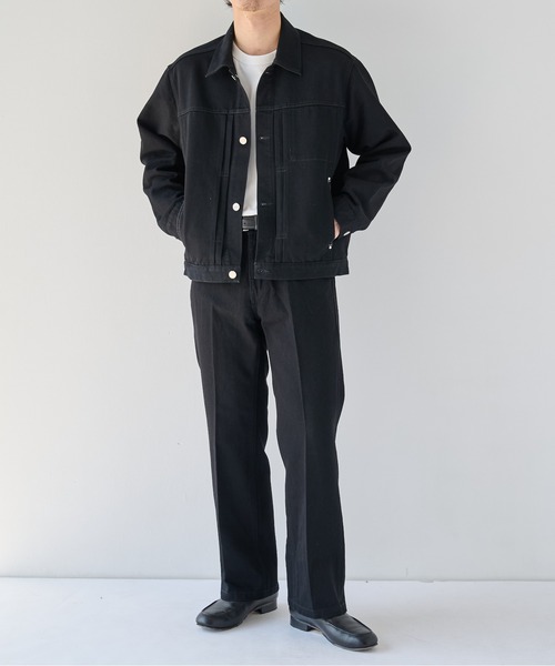 PUBLIC TOKYO(パブリックトウキョウ)の「【ZOZO限定26AW先行予約】PUBLIC DENIM Gジャケット(ブルゾン・メンズ・ブラック/ダークグレー/ダークインディゴブルー・1/2/3)」の18枚目の写真
