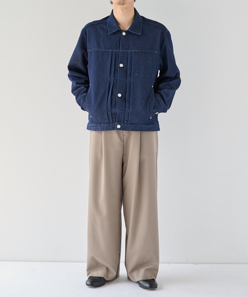 PUBLIC TOKYO(パブリックトウキョウ)の「【ZOZO限定26AW先行予約】PUBLIC DENIM Gジャケット(ブルゾン・メンズ・ブラック/ダークグレー/ダークインディゴブルー・1/2/3)」の8枚目の写真