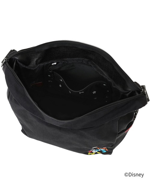 Manhattan Portage（マンハッタンポーテージ）の「BED-STUY SHOULDER BAG / MICKEY / 26（ショルダーバッグ・レディース・ブラック・MEDIUM）」の9枚目の写真