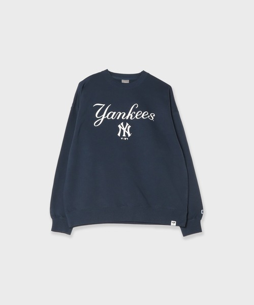 MLB(メジャーリーグベースボール)の「MLB/ MLB LOGO CREW / ML0525FW0002 秋服 冬服(スウェット・メンズ・ネイビー・XL)」の2枚目の写真