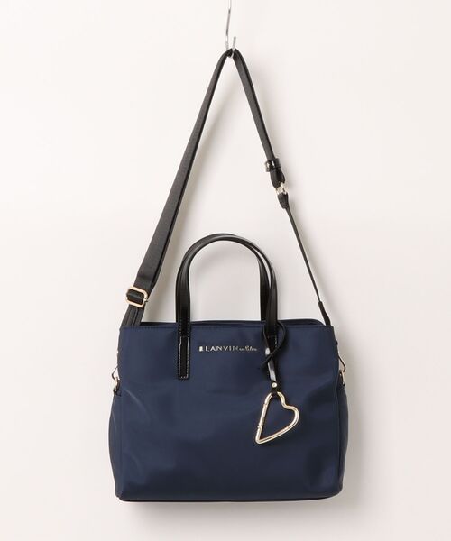 LANVIN en Bleu(ランバンオンブルー)の「マルク ハンドバッグ(ハンドバッグ・レディース・ネイビー/ダークグレー/ブラック・FREE)」の3枚目の写真