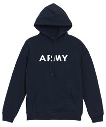 Ol' Basics(オール・ベーシックス) プルパーカー スウェット ARMY ロゴ プリント 裏毛 トップス メンズ ユニセックス