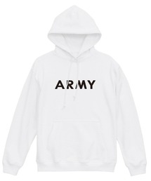 Ol' Basics(オール・ベーシックス) プルパーカー スウェット ARMY ロゴ プリント 裏毛 トップス メンズ ユニセックス