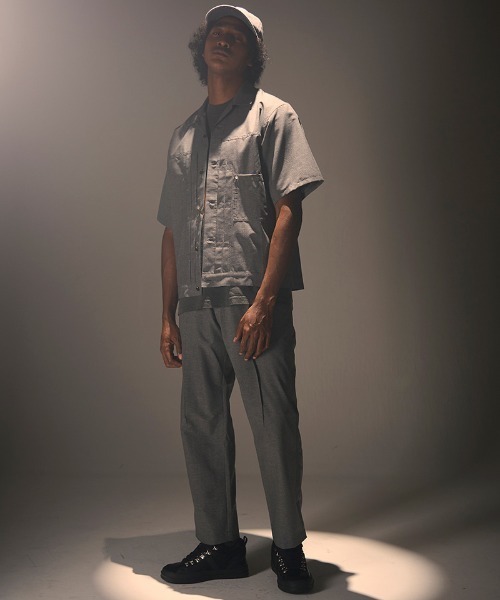 NAPE_（ネイプ）の「mp15514-STRUCTURE - PT テーパードパンツ(NPS-305)（その他パンツ・メンズ・ライトグレー/ブラック・4/3/2/1）」の3枚目の写真
